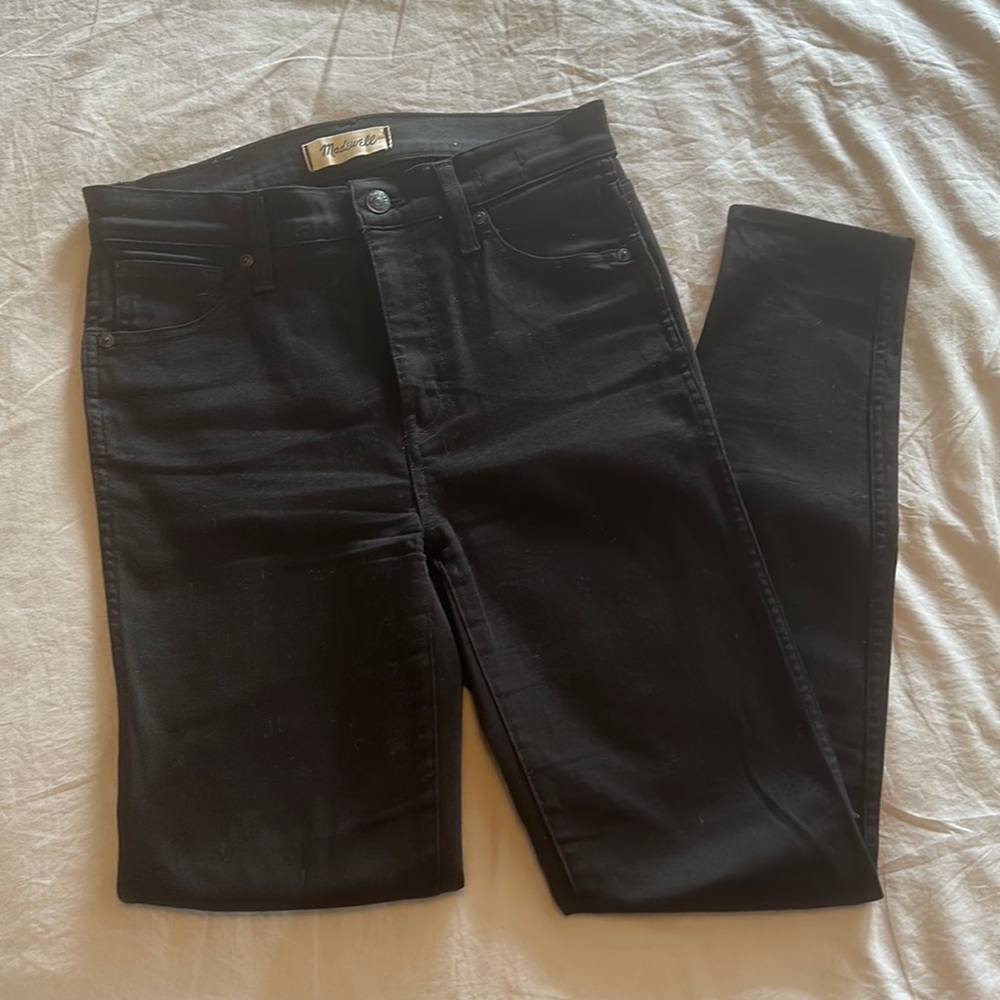 Black Madewell Skinny Jeans